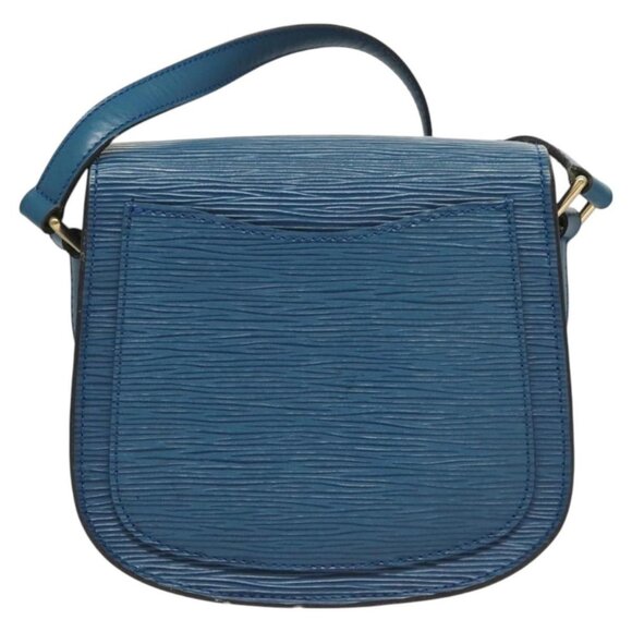 LOUIS VUITTON Epi Saint Cloud PM Shoulder Bag Blue - Picture 3 of 16